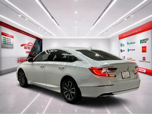 White 2021 Honda Accord EX-L