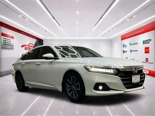 White 2021 Honda Accord EX-L
