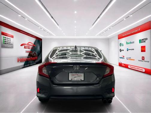 Gray 2018 Honda Civic EX