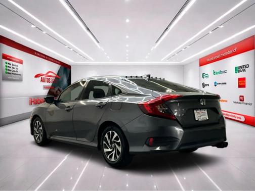 Gray 2018 Honda Civic EX