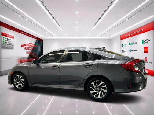 Gray 2018 Honda Civic EX