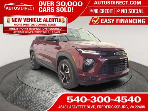 Crimson Metallic 2022 Chevrolet Trailblazer RS