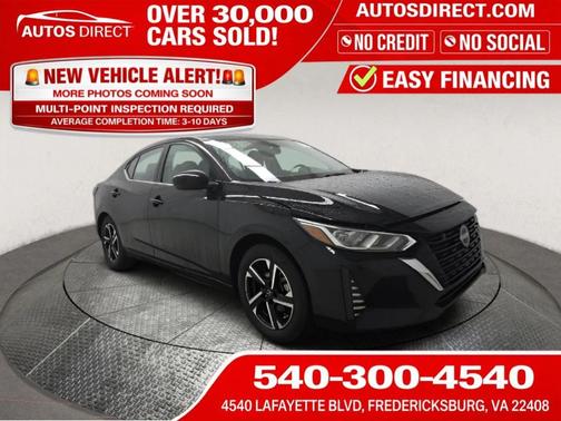 Black 2024 Nissan Sentra SV