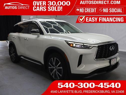 Majestic White 2023 INFINITI QX60 SENSORY