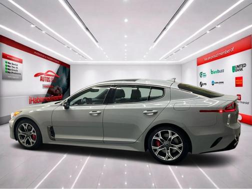 Ceramic Silver 2019 Kia Stinger GT2