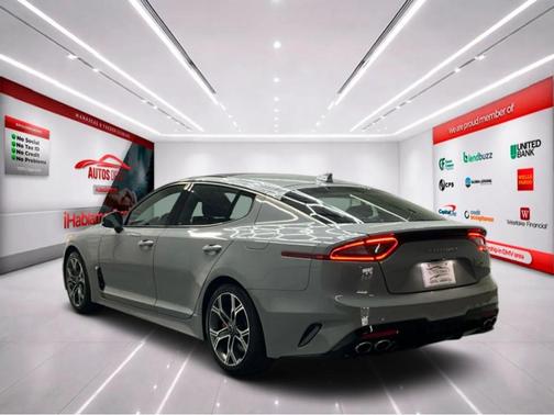 Ceramic Silver 2019 Kia Stinger GT2
