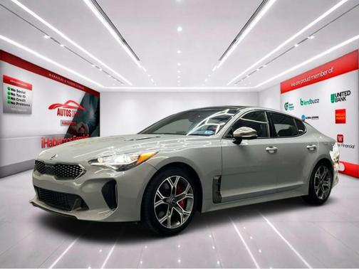 Ceramic Silver 2019 Kia Stinger GT2