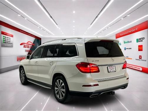 White 2015 Mercedes-Benz GL-Class GL 450 4MATIC
