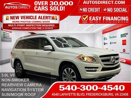 White 2015 Mercedes-Benz GL-Class GL 450 4MATIC