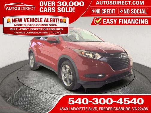 Red 2017 Honda HR-V EX