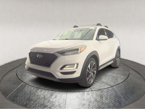 Dazzling White 2019 Hyundai TUCSON Sport