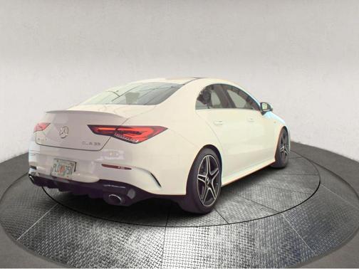 White 2021 Mercedes-Benz AMG CLA 35 Base 4MATIC