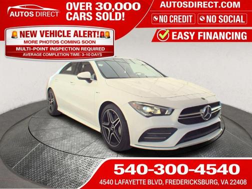 White 2021 Mercedes-Benz AMG CLA 35 Base 4MATIC