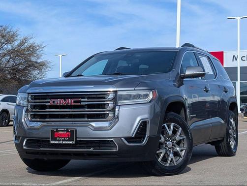 Satin Steel Metallic 2022 GMC Acadia FWD SLE