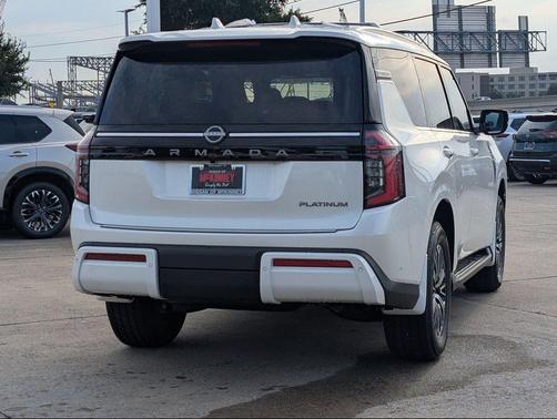 Aspen White Tricoat 2026 Nissan Armada Platinum