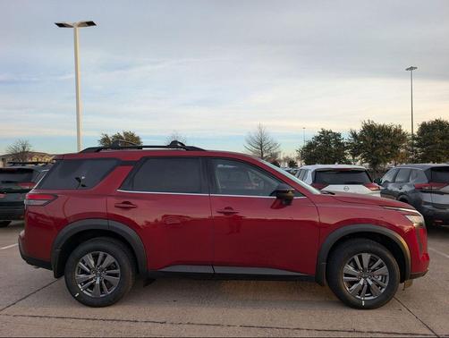 Scarlet Ember Tintcoat 2026 Nissan Pathfinder SV