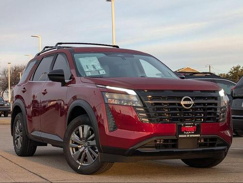 Scarlet Ember Tintcoat 2026 Nissan Pathfinder SV