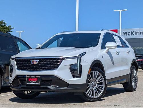 Crystal White Tricoat 2024 Cadillac XT4 Premium Luxury