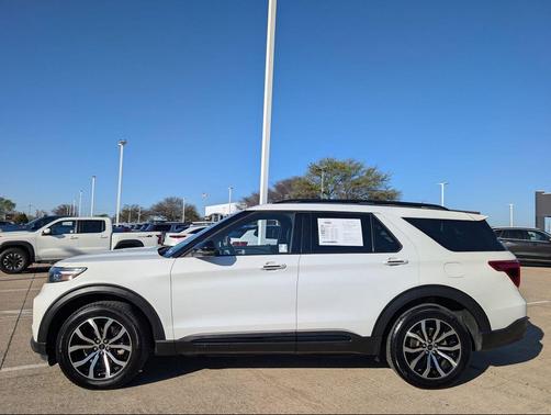 Star White Metallic Tri-Coat 2020 Ford Explorer ST