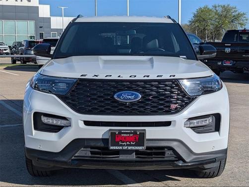 Star White Metallic Tri-Coat 2020 Ford Explorer ST