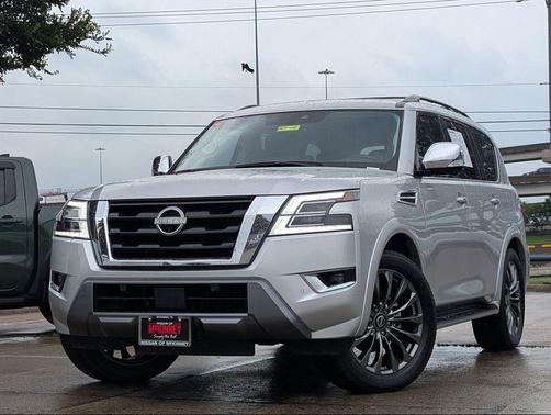 Brilliant Silver 2024 Nissan Armada Platinum 2WD