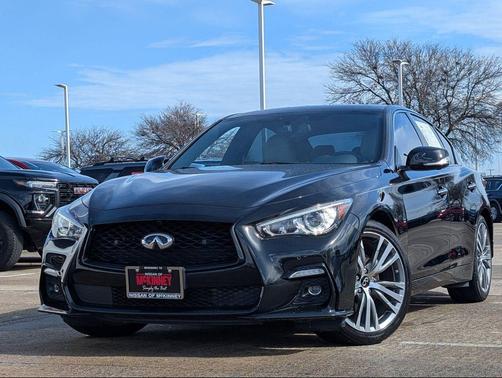 Midnight Black 2023 INFINITI Q50 3.0t SENSORY