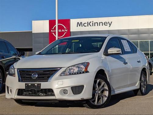 Aspen White 2015 Nissan Sentra SR