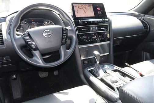 Aspen White TriCoat Pearl 2022 Nissan Armada SL 2WD