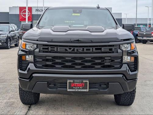 Black 2025 Chevrolet Silverado 1500 Custom Trail Boss