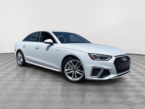 WHITE 2024 Audi A4 45 S line Premium Plus
