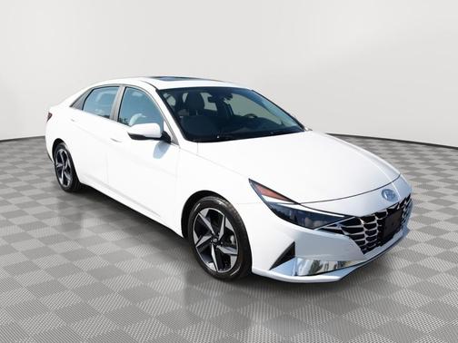 Ceramic White 2022 Hyundai ELANTRA HEV Limited