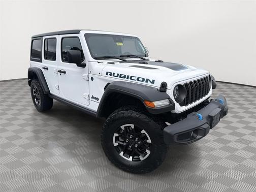 Bright White Clearcoat 2024 Jeep Wrangler 4xe Rubicon
