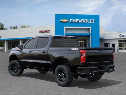 Black 2026 Chevrolet Silverado 1500 Custom Trail Boss