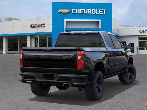 Black 2026 Chevrolet Silverado 1500 Custom Trail Boss