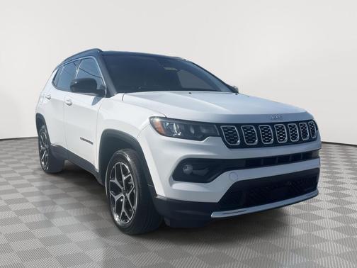 Bright White Clearcoat 2025 Jeep Compass Limited