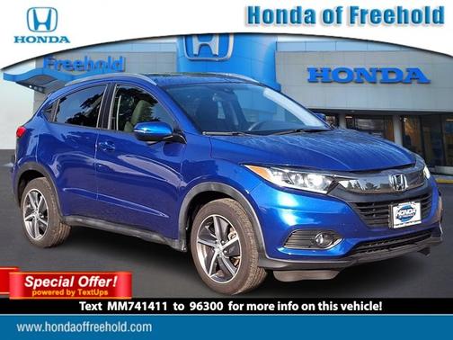 Aegean Blue Metallic 2021 Honda HR-V EX