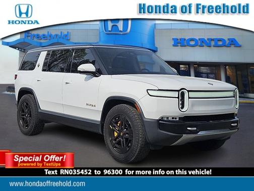 Glacier White 2024 Rivian R1S Adventure