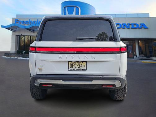 Glacier White 2024 Rivian R1S Adventure