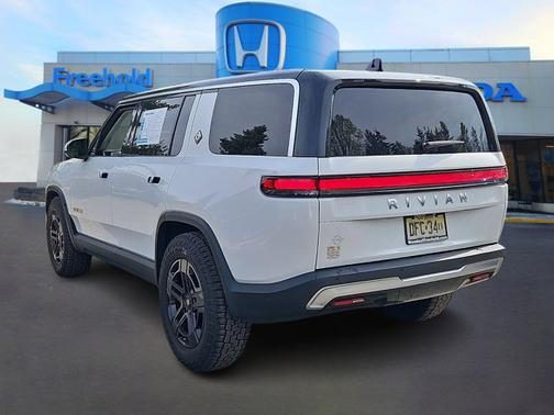 Glacier White 2024 Rivian R1S Adventure