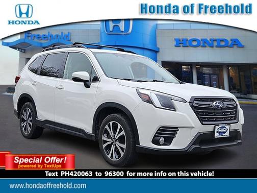 Crystal White Pearl 2023 Subaru Forester Limited