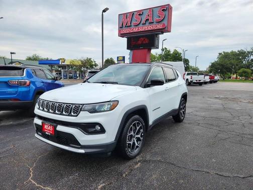 Bright White Clearcoat 2025 Jeep Compass Limited