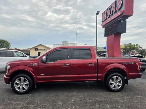 Ruby Red Metallic Tinted Clearcoat 2015 Ford F-150 Platinum