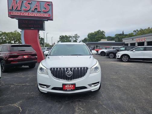 Summit White 2016 Buick Enclave Leather