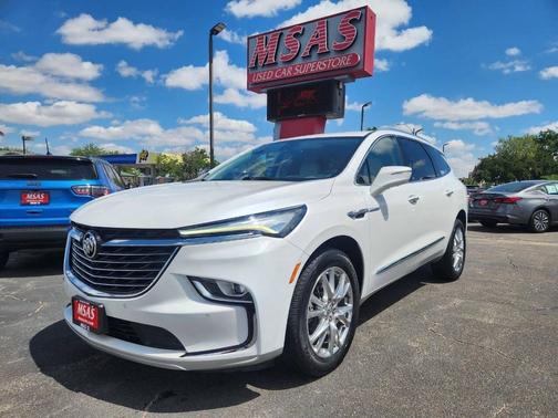 White Frost Tricoat 2023 Buick Enclave Premium AWD