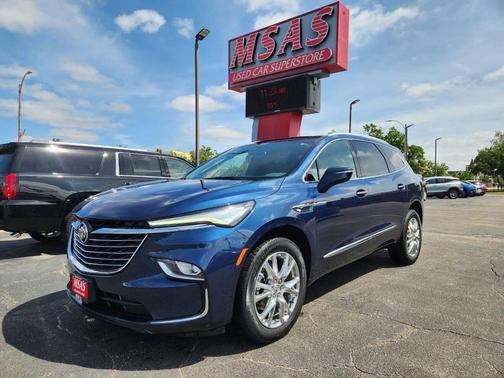 Emperor Blue Metallic 2023 Buick Enclave Essence AWD
