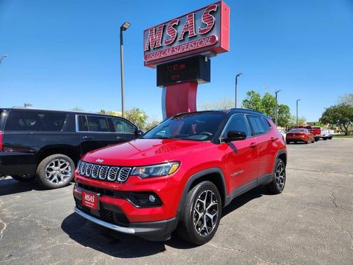 Red Hot Pearlcoat 2025 Jeep Compass Limited