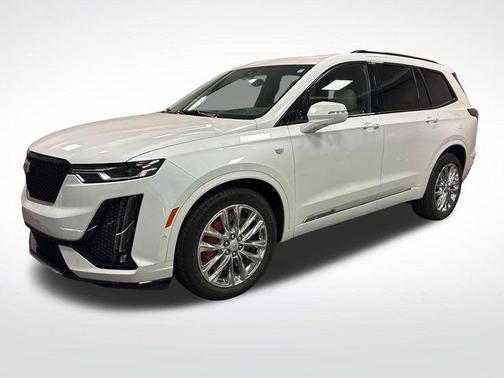Crystal White Tricoat 2023 Cadillac XT6 Sport AWD