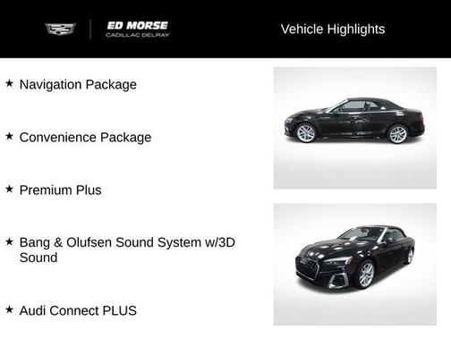 Mythos Black Metallic/Black Roof 2023 Audi A5 45 S line Premium Plus