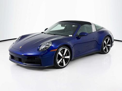 Gentian Blue Metallic 2026 Porsche 911 Targa 4S