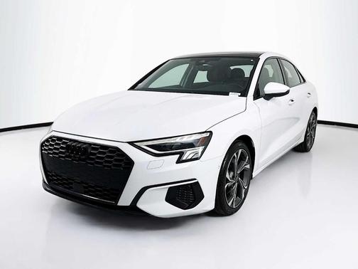 Glacier White Metallic 2023 Audi A3 Premium Plus